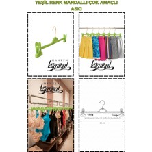 Manken İstanbul 10 Adet Mandallı Yeşil Pantolon, Etek ve Mayo Ürünlerinde Akıllı Sergileme