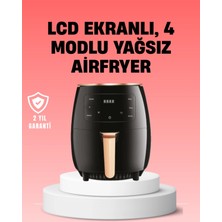 Najmaddin 2400W Güçlü Airfryer 6l Yağsız Sağlıklı Pişirici LCD Dokunmatik
