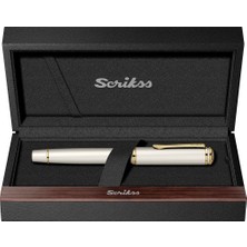 Scrikss Roller Kalem  Fortune Beyaz Altın