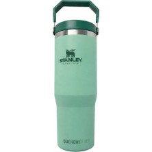 Stanley The Iceflow Flip Straw Pipetli Termos Bardak 0,89 Lt Su Yeşili