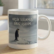 Bk Gift Nihilist Penguen Beyaz Kupa Bardak -7, Ofis ve Hediye Kupası, Arkadaşa Hediye