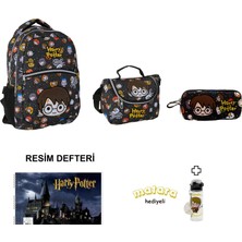GENC DIJITAL BASKI Harry Potter Okul Çantası  Seti