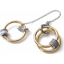 Diva Viva - Stellar Connection Zincirli Çiftli Yüzük (KOD-441)