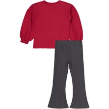 Civil Girls Bolon Kol  6-9 Yaş Takım - Kırmızı 8-9 Yaş