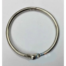 Najmaddin Kilitli Yuvarlak Halka, 3cm - 100 Adet