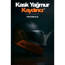 Motobros Motosiklet Kask Yağmur Kaydırıcı Hidrofobik Vizör Koruma Filmi – Su Itici Nano Kaplama Teknolojisi