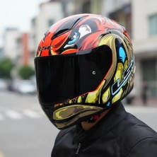 Ls2 Rapıd 2 Spox Kırmızı-Gri Kask (Siyah Vizör + Şeffaf Vizör)