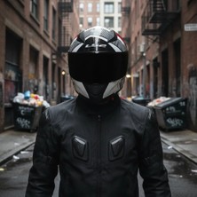 Ls2 Rapıd 2 Extra Beyaz-Kırmızı Kask (Siyah Vizör + Şeffaf Vizör)