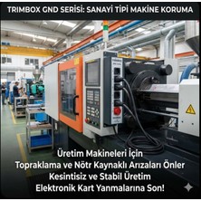 Trimbox Rack Kabinet Nötr-Toprak Regülasyonlu 4’lü Koruma Prizi