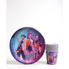 Cadde Süs K-Pop Temalı Tabak Bardak 8'li Set