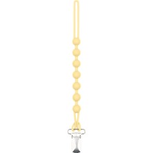 Oioi Silikon Emzik & Diş Kaşıyıcı Askısı Klips - Mellow Yellow