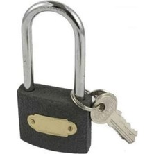 Std Asma Kilit, Uzun, Gri, 63 mm