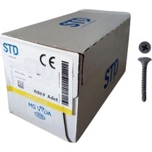 Alçıpan Vidası, Matkap Uçlu, 3.5X45 Mm, Std, 1P=500 Adet