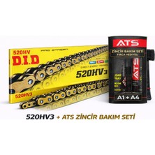 DID D.ı.d. 520HV3 120L Zincir + Ats Zincir Bakım Seti Paketi