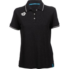 Arena Team Solid Cotton Kadın Siyah Yüzücü T-Shirt 004893500