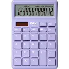 Daxi X-120 Lila 12 Haneli Hesap Makinesi