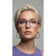 Olivier Philippe Mona Purple Mavi Işık Korumalı Gözlük