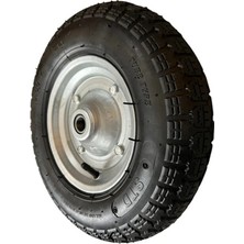 Std El Arabası Tekerleği, Havalı, Metal Jant, 35X7 cm - 4 Pr