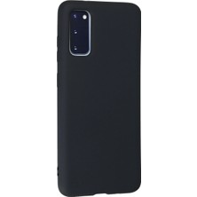 Marsilyan Samsung Galaxy S20 Kılıf Nano Içi Kadife Silikon - Lacivert