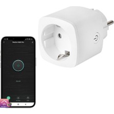 Özbience Wi-Fi Destekli 16A Uzaktan Kontrollü Akım Korumalı Tekli Priz