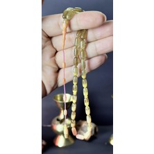 Kehribarkolik Osmanlı Sıkma Simli Hareli Şemsiye Sapı ,yahya Bozkurt 5 x 11 Mm. 9 Gr.