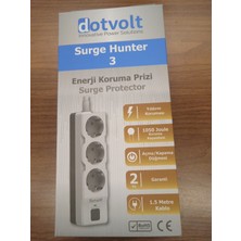 Özbience Güçlü 1050 Joule 1.5m Kablo Üçlü Akım Koruma Prizi