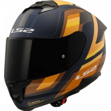 Ls2 Stream 2 Vıntage -Turuncu-Kahverengi Kask