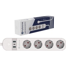 Özbience Akıllı Wi-Fi Priz, USB ve Type-C Girişli, 16A, Enerji Izleme, Akıllı Kontrol