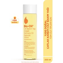 Bio-Oil %100 Natural Çatlak Karşıtı Nemlendirici Cilt Bakım Yağı - Leke Karşıtı Bakım Yağı 200ML