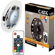 Cata Kumandalı Rgb Şerit LED 5mt. CT-4566