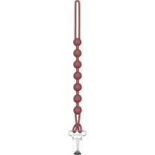 Oioi Silikon Emzik & Diş Kaşıyıcı Askısı Klips - Velvet Rose