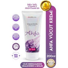 BioBellinda Doğal Ahfa Vücut Nemlendici ve Besleyici Bakım Kremi Vegan Krem 200 ml