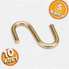 Beşel BA962 Büyük S Kanca Asma Aparat Kancası S Kanca (10 Adet)