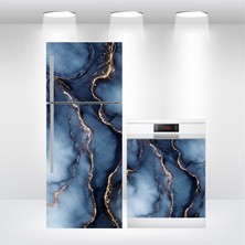 Buzdolabı ve Bulaşık Makinesi Kapak Kendinden Yapışkanlı Folyo Kaplama Mermer Desen İBMB027