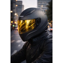 Ls2 Rapıd 2 Mat Concrete Kask (Sarı Vizör + Şeffaf Vizör)