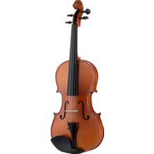 Vanetta VL-2A / 1/2 Abanoz Kulaklı Masif Mat Keman