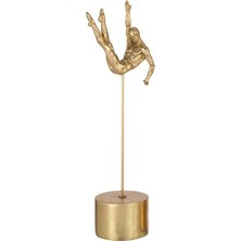 Laromita Decoration Gold Atletik Figür