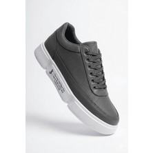 Zerenyus ZR-J-X20 Günlük Rahat Kalın Taban Füme Erkek Sneaker