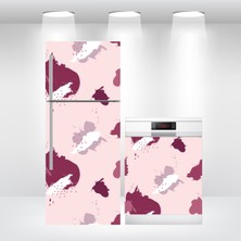 Buzdolabı ve Bulaşık Makinesi Kapak Kendinden Yapışkanlı Folyo Kaplama Kamuflaj Desen İBMB023