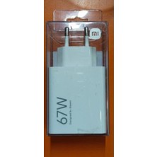 Xiaomi 67W Type-A Orijinal Hızlı Şarj Adaptörü - Kablosuz ( Xiaomi Türkiye Garantili)
