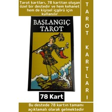 Wintoup Özel Üretim Psikolojik Kişisel Iç Yansıtma Kehanet Açıklamalı Başlangıç Tarot Destesi 78 Kart