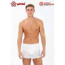 Yıldız Çamaşır Yıldız Erkek %100 Pamuk Süprem Havlu İz Yapmaz Lastik Rahat Uzun Paçalı Boxer
