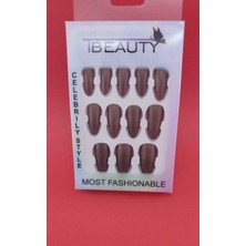 Beauty Badem Takma Tırnak Kahverengi