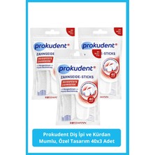 Prokudent Diş Ipi ve Kürdan Mumlu, Özel Tasarım 3X40 Adet