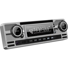 Soundmax SX-MX61CL Retro Stil Gümüş Renk Teyp BLUETOOTH/USB/AUX/FM/4*50W/MP3