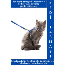 Wintoup Evcil Hayvan Pet Rahatsız Etmez Ayarlanabilir Tasarım Kaçış Önleme Çok Şık Kedi Boyun Göğüs Tasması