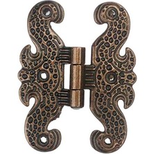 Kelebek Menteşe, Antik Bakır, Küçük, 3x4 Cm, Zamak