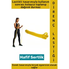 Wintoup Premium Fitness Squat Pilates Jimnastik Spor Aerobik Egzersiz Hafif Orta Sertlik Direnç Lastiği