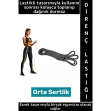 Wintoup Premium Fitness Squat Pilates Jimnastik Spor Aerobik Egzersiz Hafif Orta Sertlik Direnç Lastiği