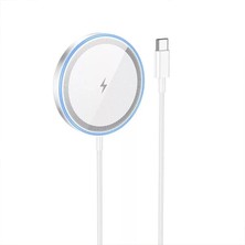 Najmaddin.com Hoco CW53 15W Magsafe Kablosuz Wireless Stand  Hızlı Şarj CIHAZI-(5775)